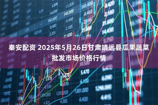 秦安配资 2025年5月26日甘肃靖远县瓜果蔬菜批发市场价格行情