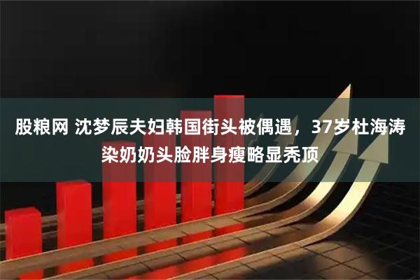 股粮网 沈梦辰夫妇韩国街头被偶遇，37岁杜海涛染奶奶头脸胖身瘦略显秃顶